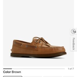 Sperry Tan Boat Shoes for Men